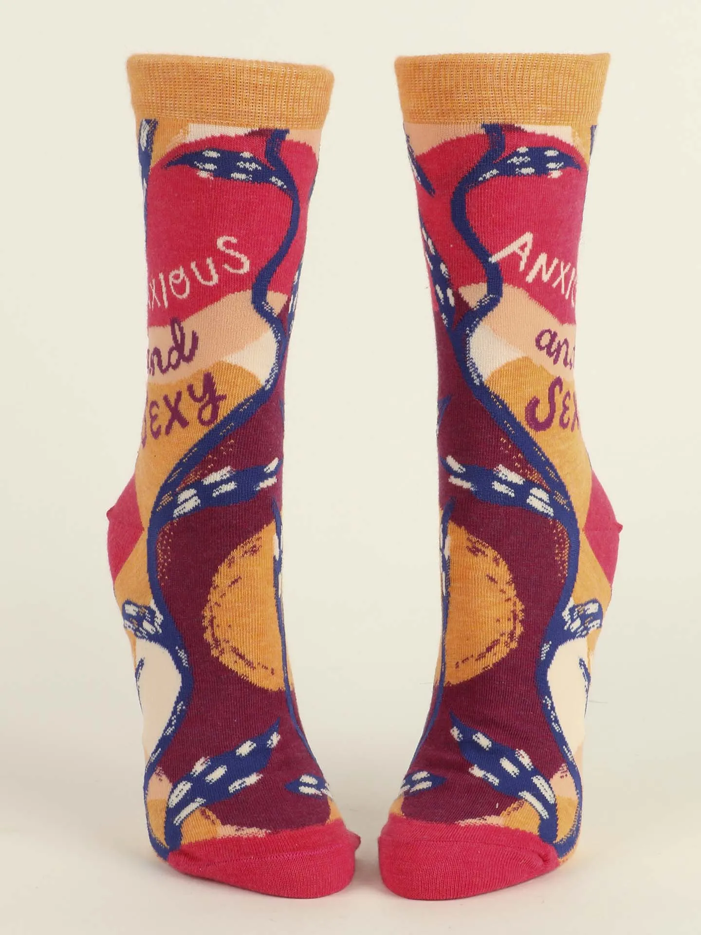 Anxious and Sexy W-Crew Socks sold by Blue Q product image thumbnail 2