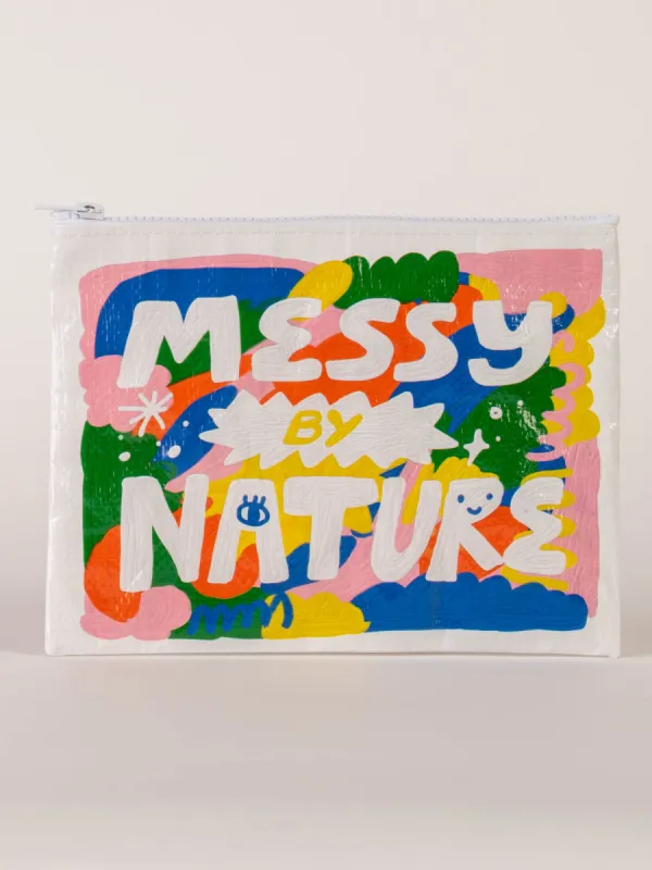 Messy By Nature Zipper Pouch sold by Blue Q
