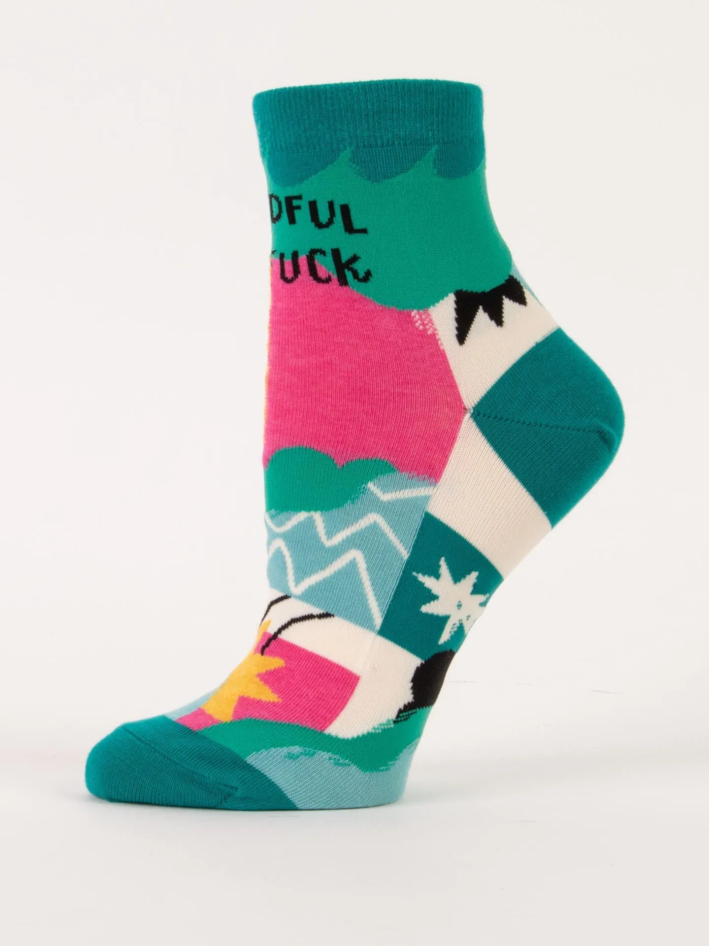 Mindful As Fuck W-Ankle Socks sold by Blue Q product image thumbnail 4