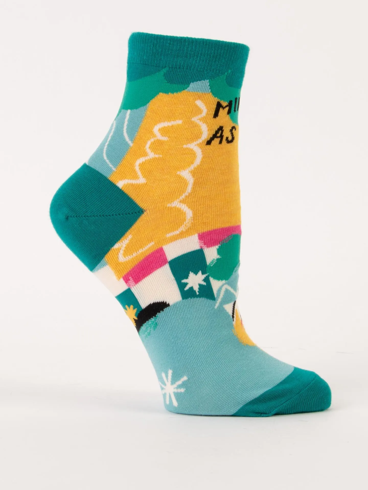 Mindful As Fuck W-Ankle Socks sold by Blue Q product image thumbnail 2