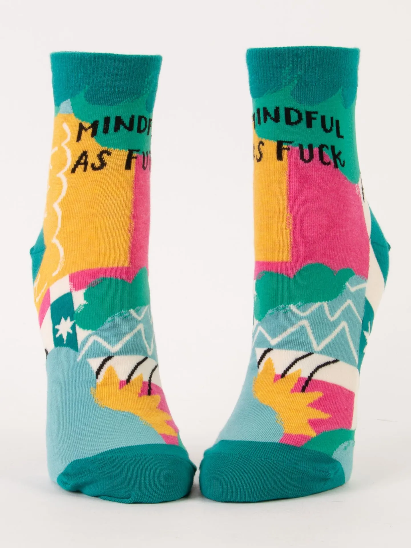 Mindful As Fuck W-Ankle Socks sold by Blue Q