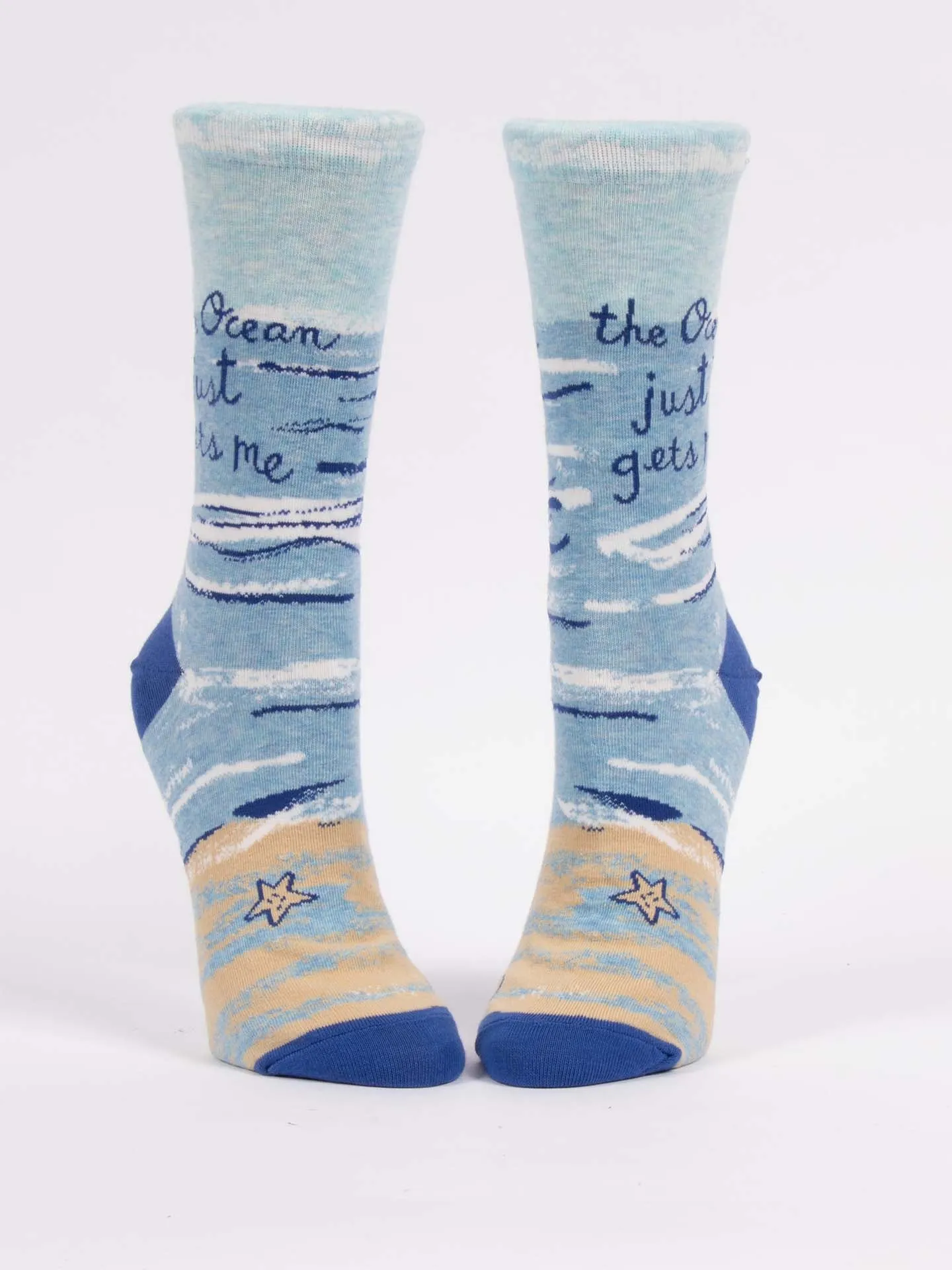 The Ocean Just Gets Me. W-Crew Socks sold by Blue Q product image thumbnail 2