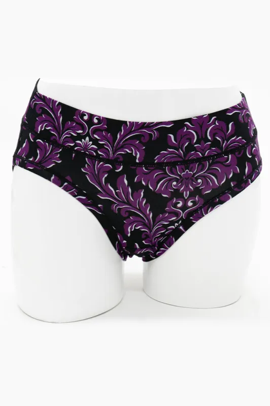 The Hipster, Magenta Damask, Bamboo sold by Blue Sky