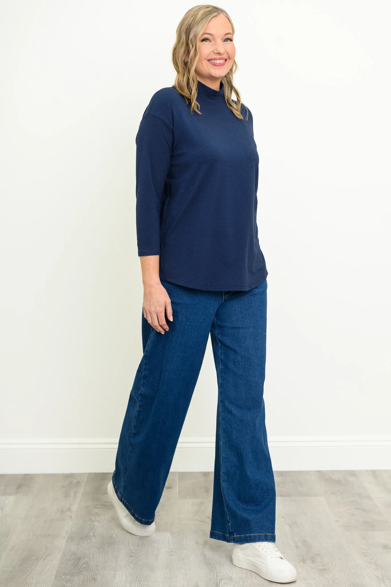 Highdrop Top, Indigo, Bamboo sold by Blue Sky product image thumbnail 4