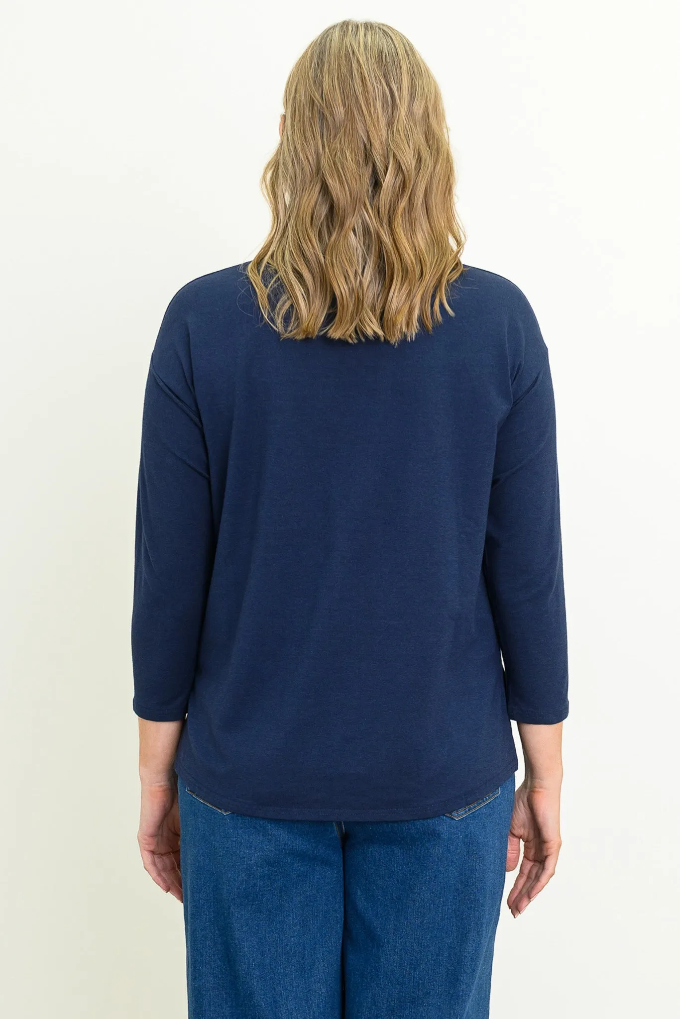 Highdrop Top, Indigo, Bamboo sold by Blue Sky product image thumbnail 5