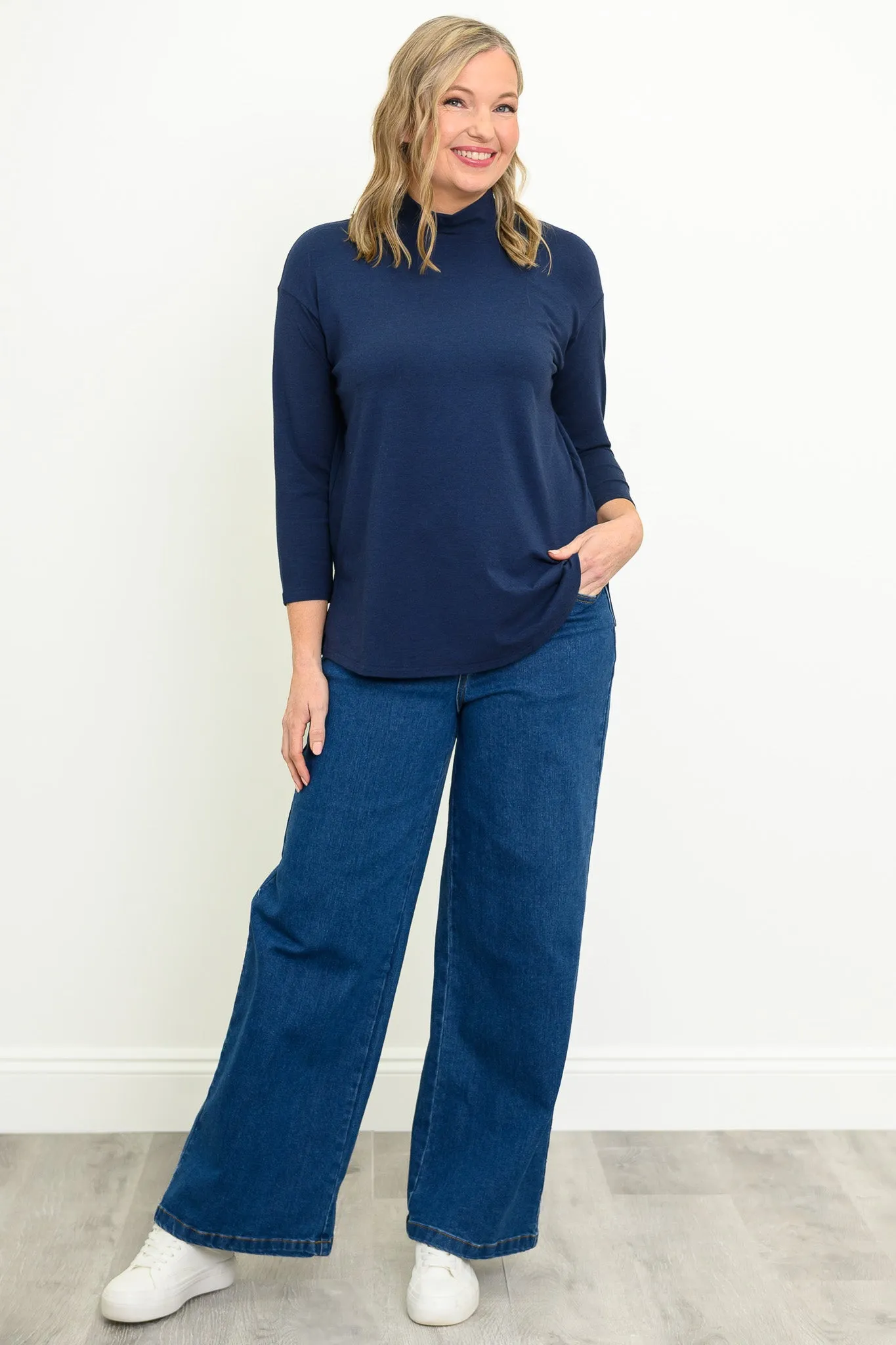 Highdrop Top, Indigo, Bamboo sold by Blue Sky product image thumbnail 2