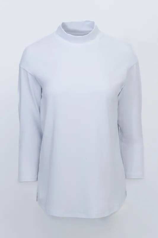 Highdrop Top, White, Bamboo sold by Blue Sky