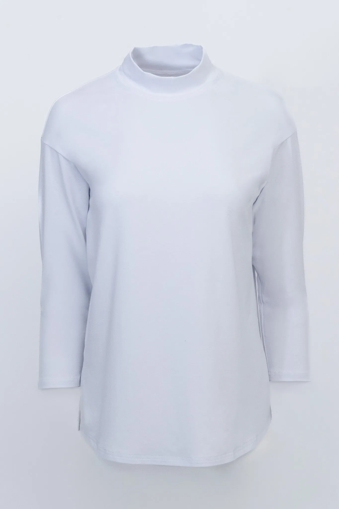 Highdrop Top, White, Bamboo sold by Blue Sky