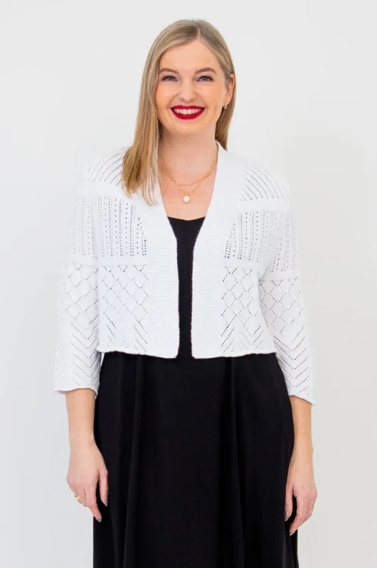 Aldi Sweater, White, Cotton sold by Blue Sky