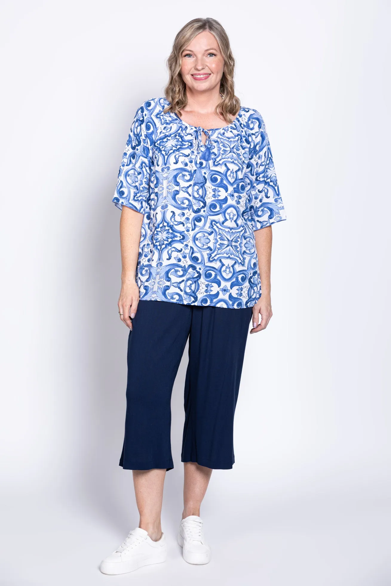 Luna Top, Blue Swirl sold by Blue Sky product image thumbnail 4