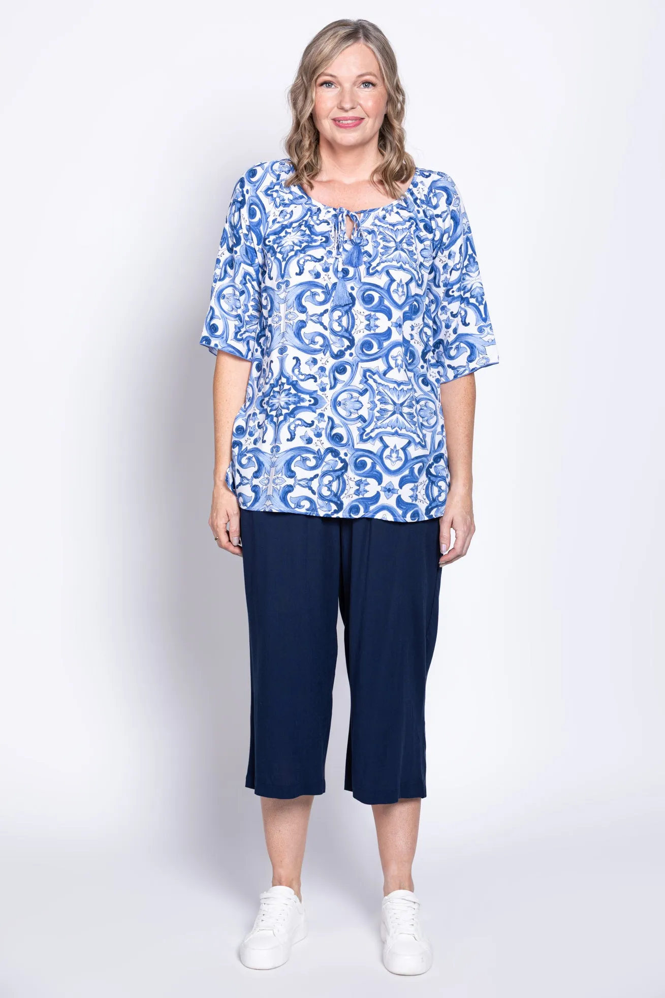 Luna Top, Blue Swirl sold by Blue Sky product image thumbnail 2