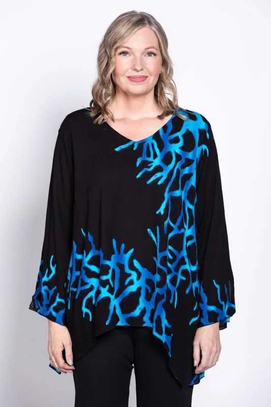 Dorothy Top, Night Coral sold by Blue Sky