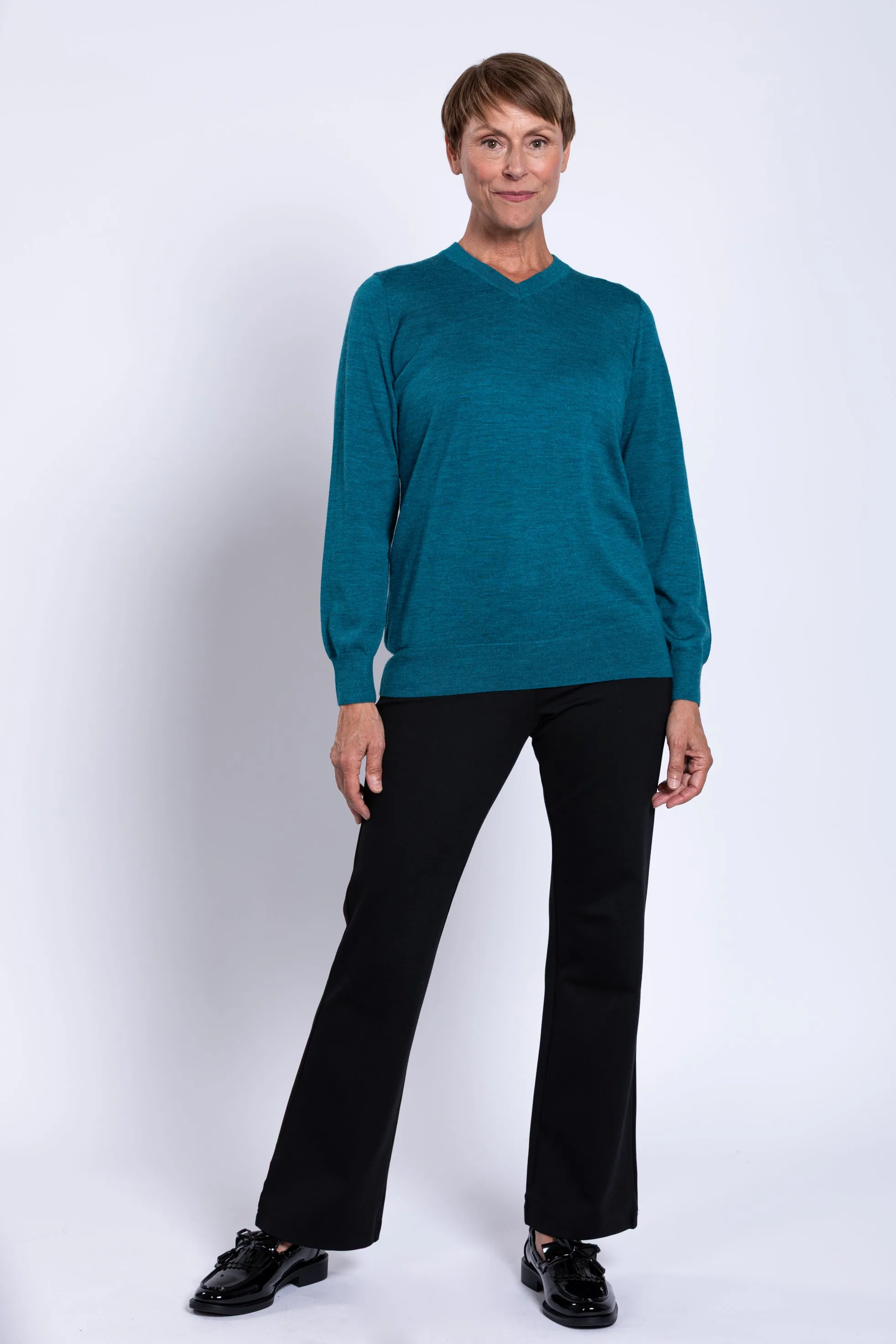 Vie Sweater, Forest, Merino Wool sold by Blue Sky product image thumbnail 3