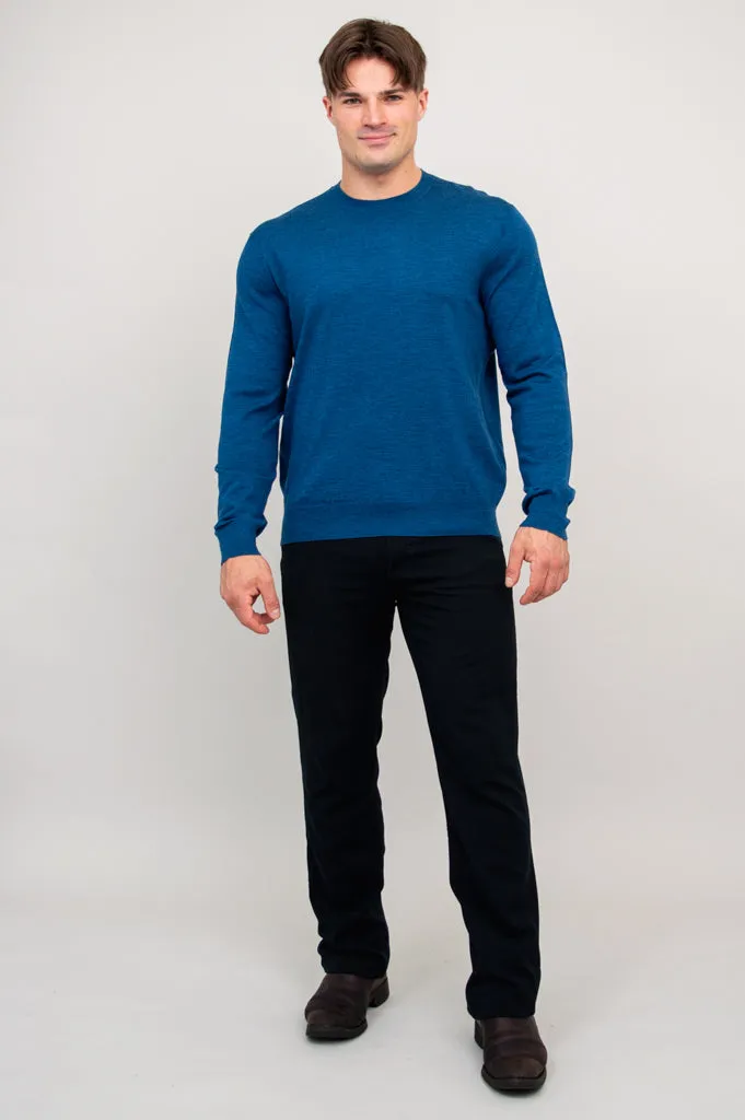 Fraser Sweater, Blue, 100% Merino Wool sold by Blue Sky product image thumbnail 4