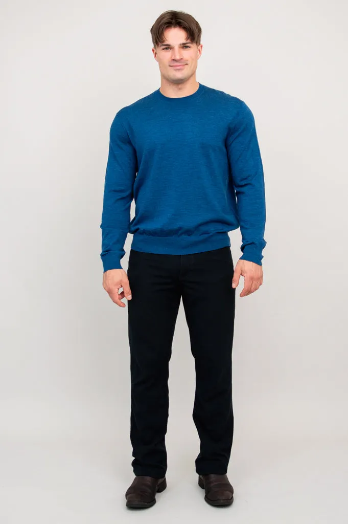 Fraser Sweater, Blue, 100% Merino Wool sold by Blue Sky product image thumbnail 3