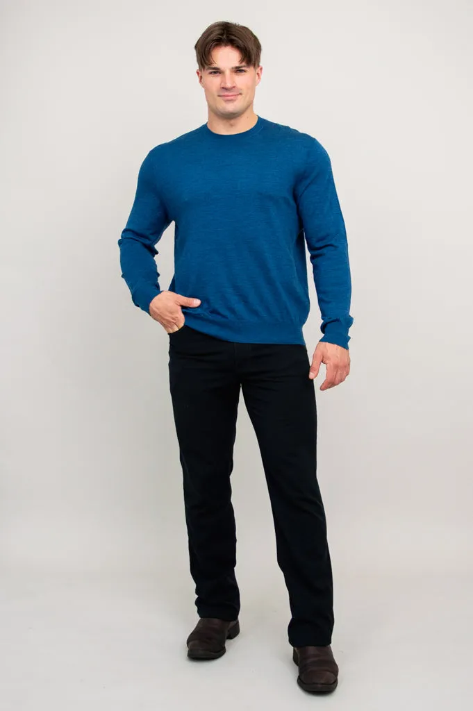 Fraser Sweater, Blue, 100% Merino Wool sold by Blue Sky product image thumbnail 2