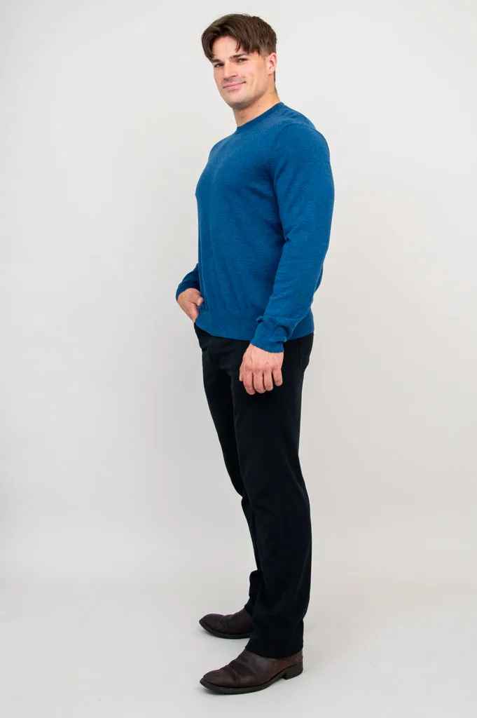Fraser Sweater, Blue, 100% Merino Wool sold by Blue Sky product image thumbnail 5