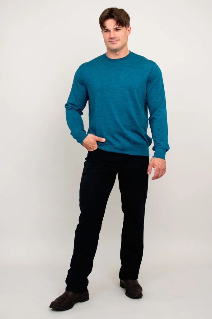 Fraser Sweater, Teal, 100% Merino Wool sold by Blue Sky product image thumbnail 4