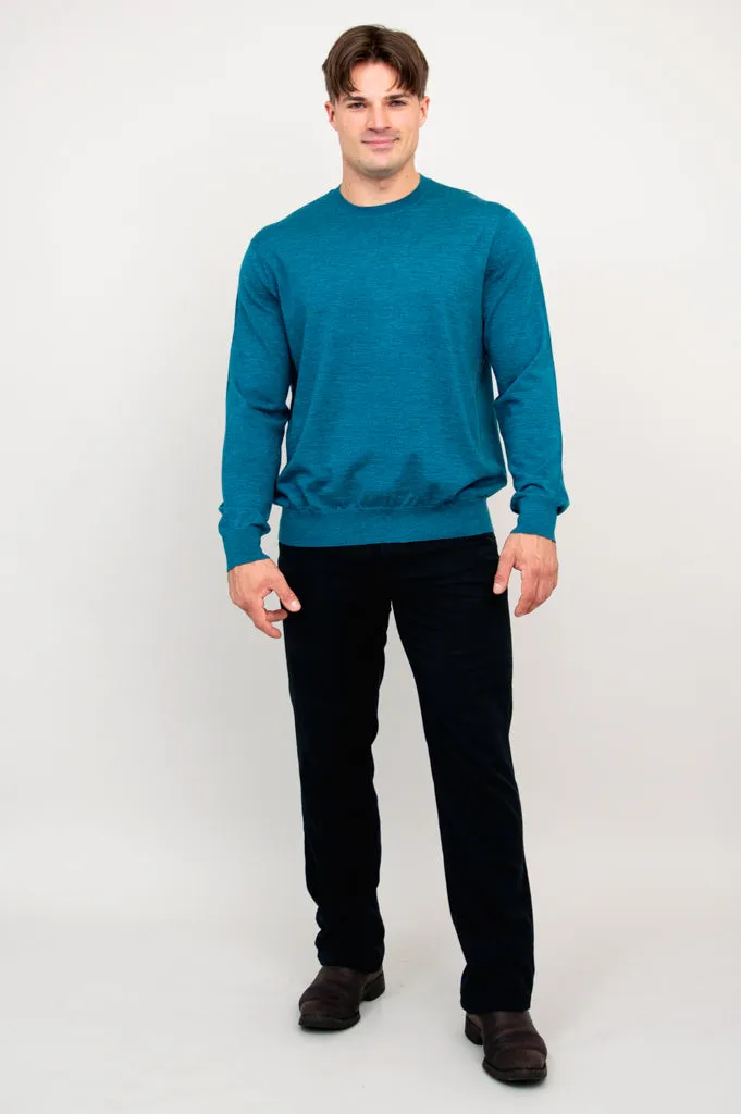 Fraser Sweater, Teal, 100% Merino Wool sold by Blue Sky product image thumbnail 2