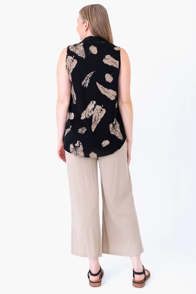 Hula Tank, Shadow Leaf, Linen Bamboo sold by Blue Sky product image thumbnail 5