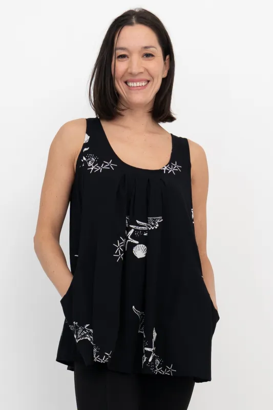 Peachy Tank, Black Sea sold by Blue Sky