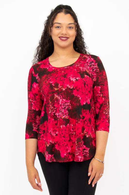 Jazz 3/4 Top, Normandy, Bamboo sold by Blue Sky