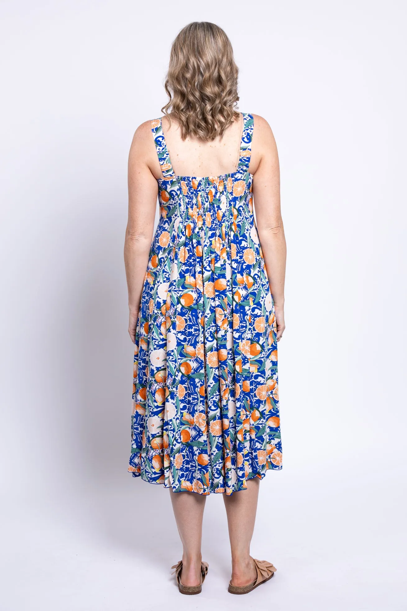 Shauna Dress, Blue Citrus sold by Blue Sky product image thumbnail 3