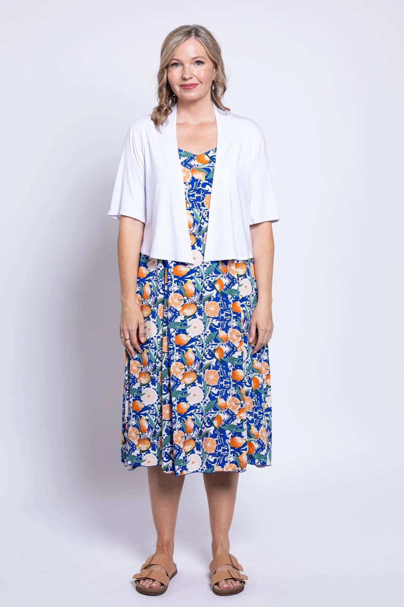 Shauna Dress, Blue Citrus sold by Blue Sky product image thumbnail 4