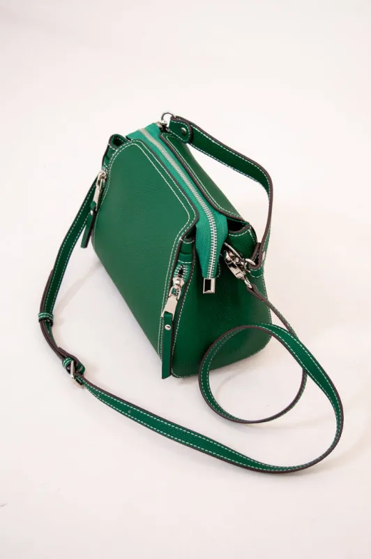 Selena Bag 99126, Green, Leather sold by Blue Sky