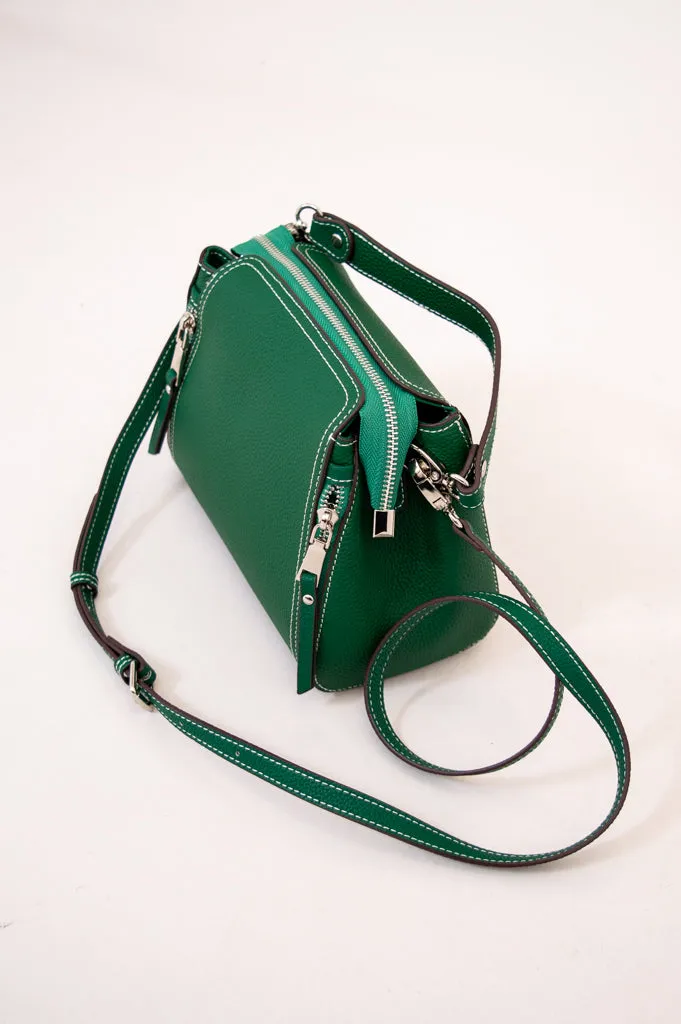 Selena Bag 99126, Green, Leather sold by Blue Sky
