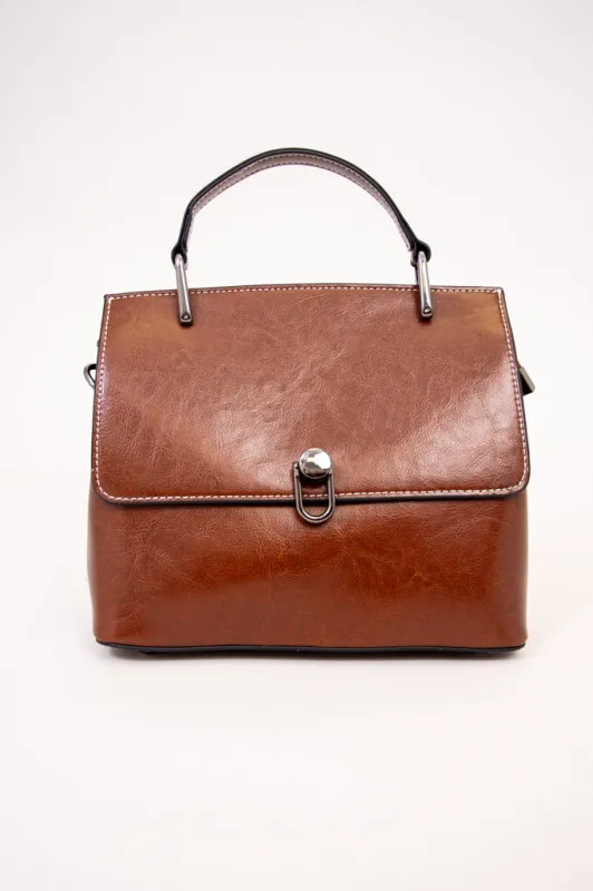 Cecilia Bag 2161, Brown, Leather sold by Blue Sky
