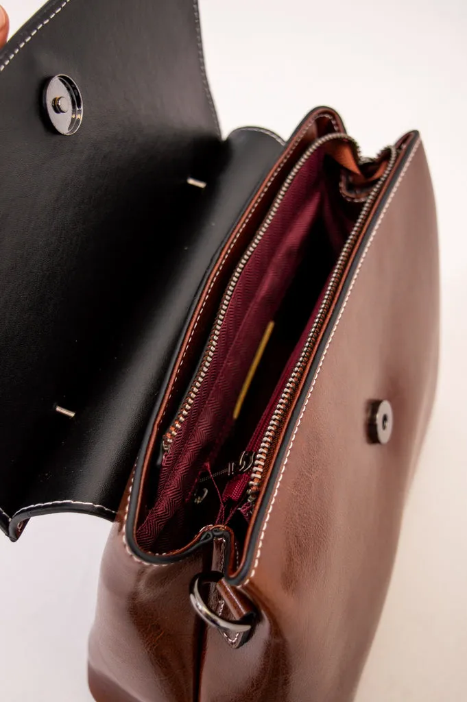 Cecilia Bag 2161, Brown, Leather sold by Blue Sky product image thumbnail 5