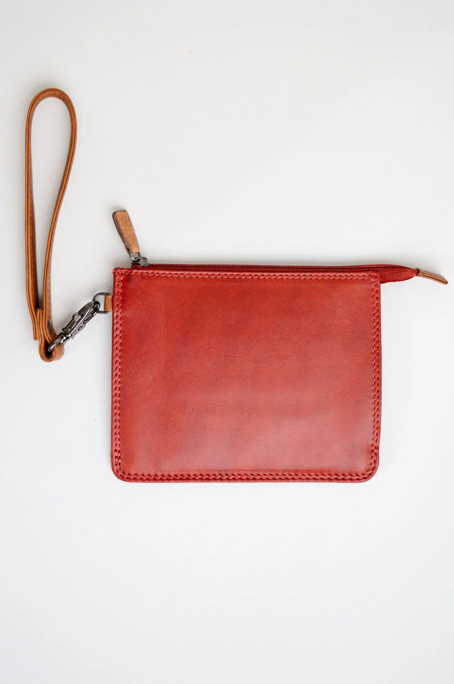 Adrian Klis 168 Pouch, Red, Leather sold by Blue Sky product image thumbnail 3