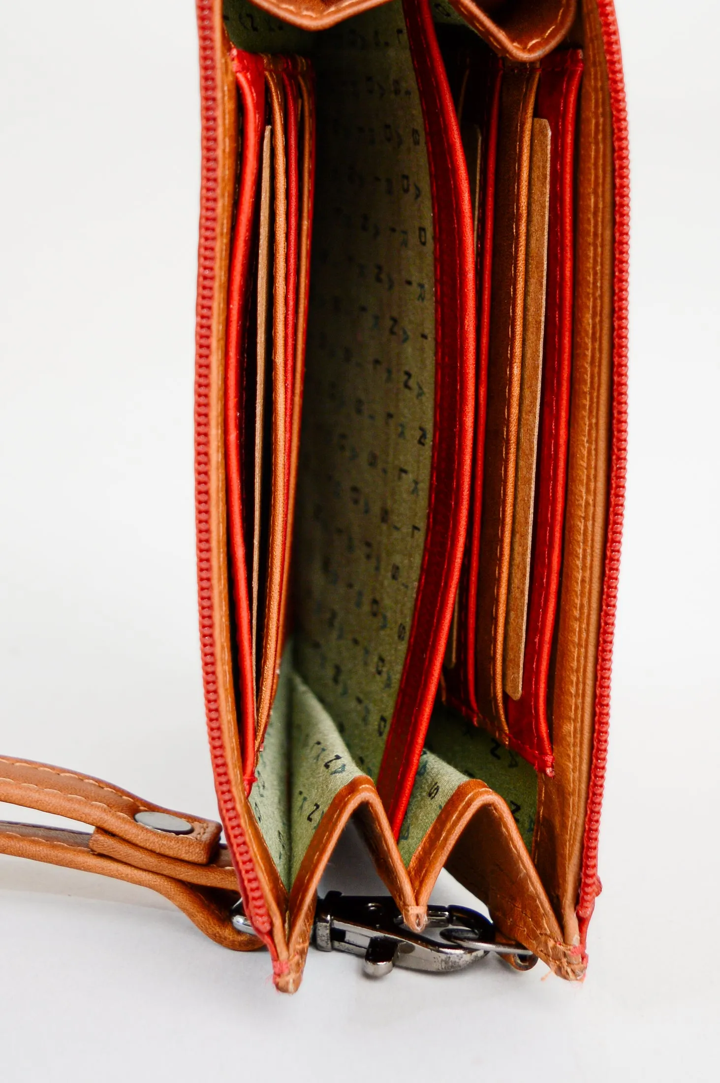 Adrian Klis 168 Pouch, Red, Leather sold by Blue Sky product image thumbnail 2