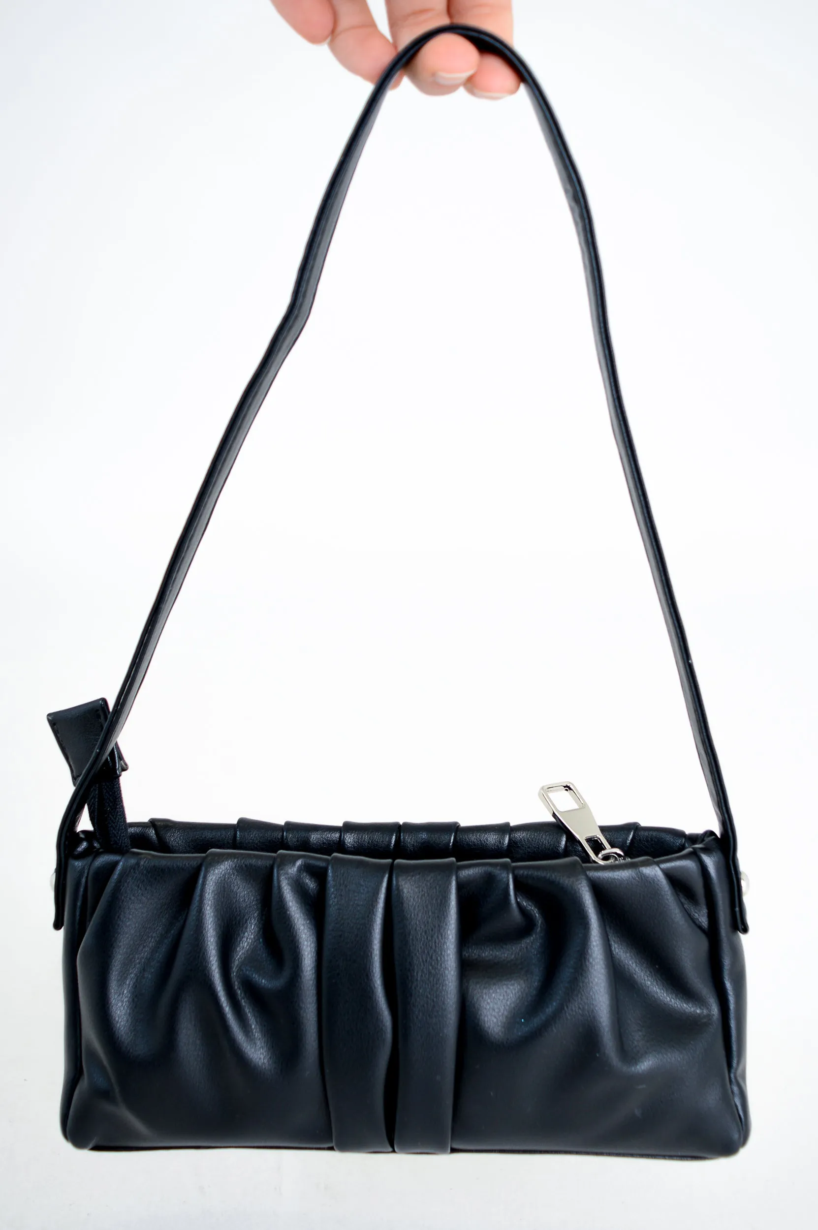 Janette Handbag, Black, Leather sold by Blue Sky