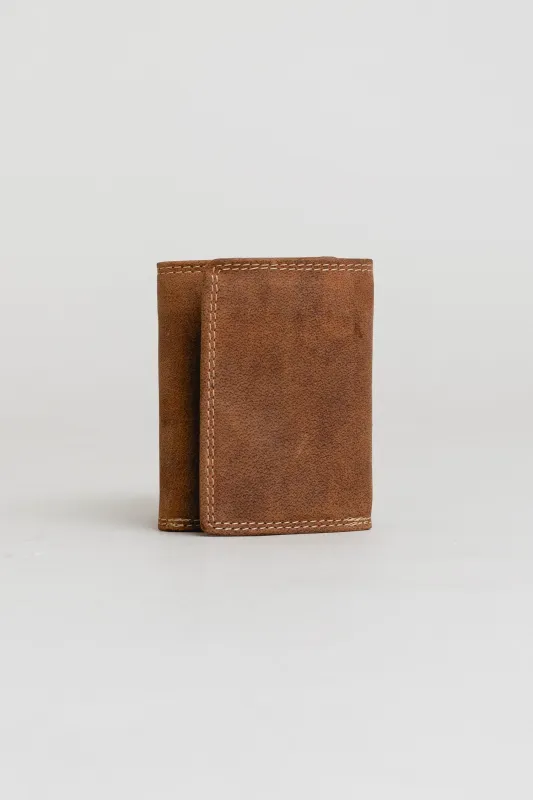 Adrian Klis 224 Trifold, Buffalo Leather made by Blue Sky