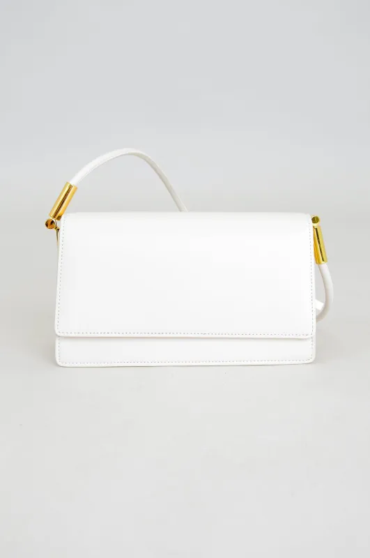 Lina Bag, White, Leather sold by Blue Sky