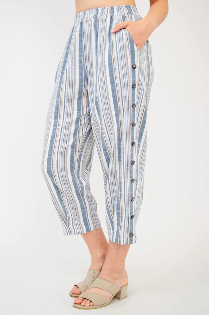 Parmida Pant, Sand Stripe, Linen Bamboo sold by Blue Sky product image thumbnail 3