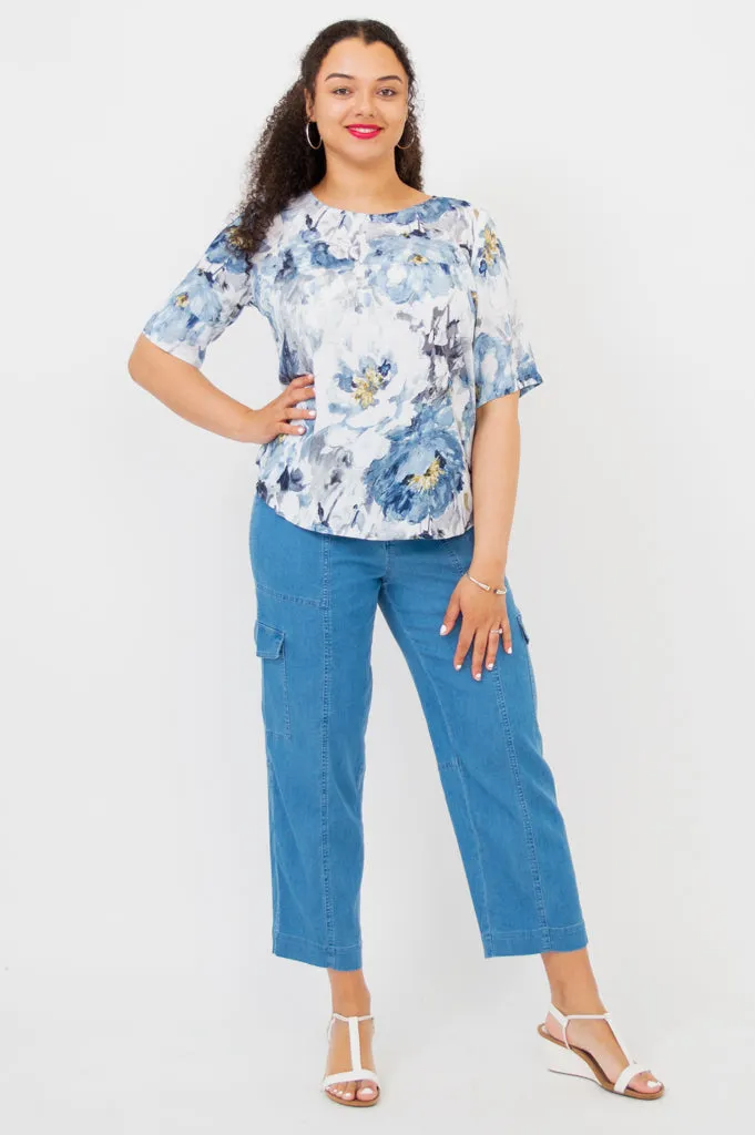 Liza Top, Muse, Linen Bamboo sold by Blue Sky product image thumbnail 3
