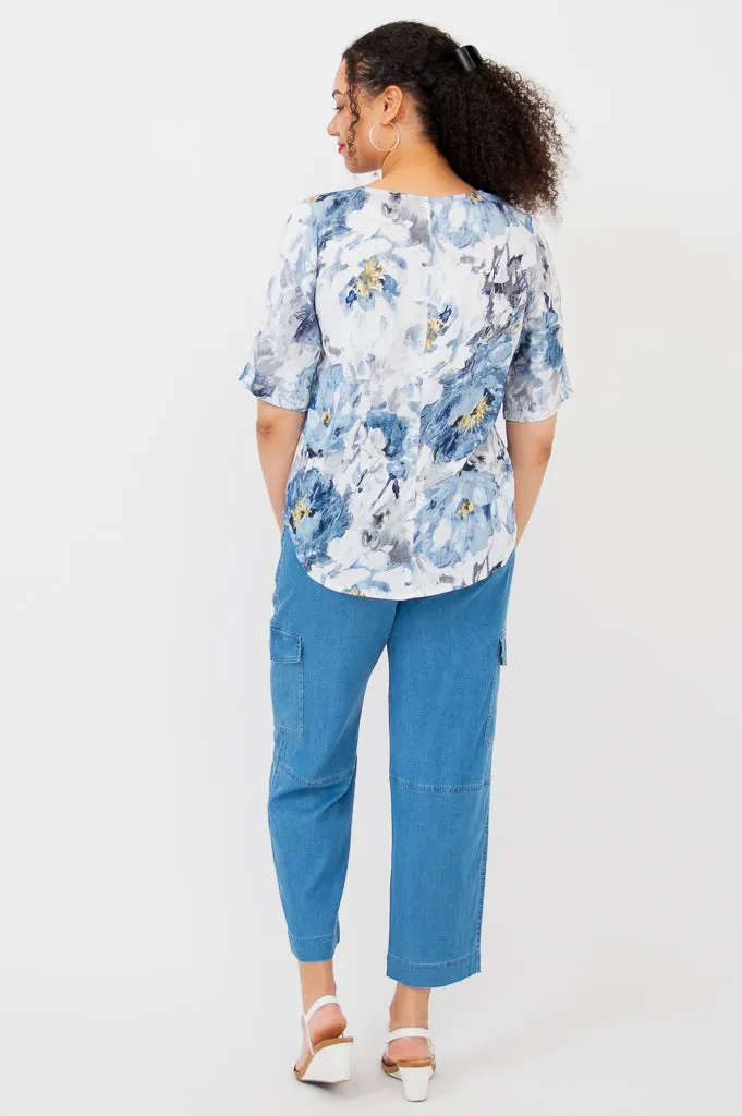 Liza Top, Muse, Linen Bamboo sold by Blue Sky product image thumbnail 4