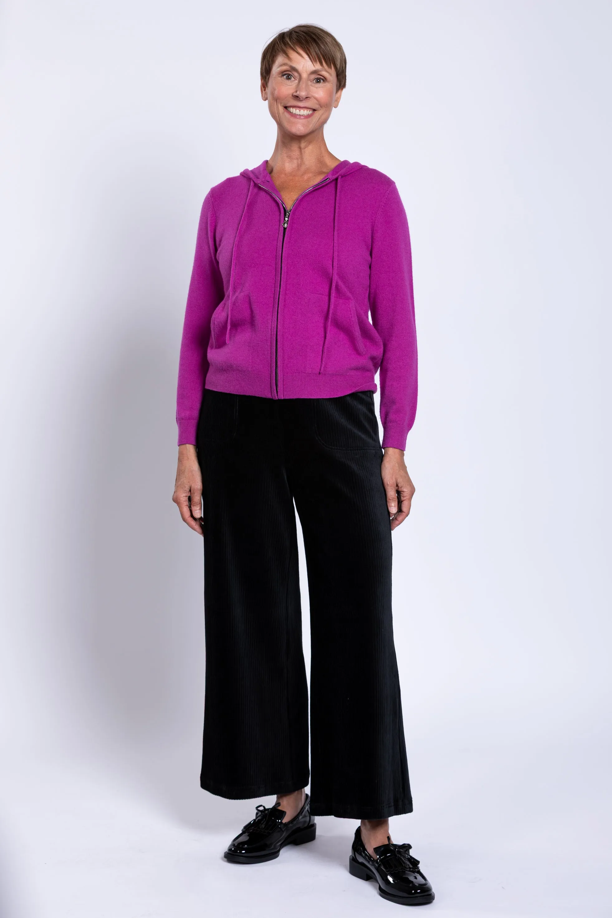 Finlay Sweater, Magenta, Wool Cashmere sold by Blue Sky product image thumbnail 2
