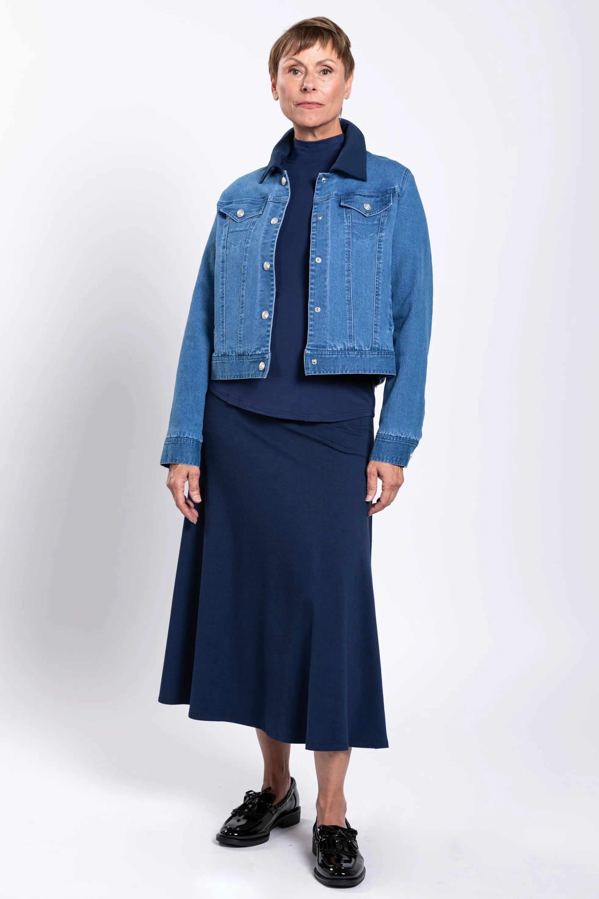 Gerry Jacket, Denim, Tencel Bamboo sold by Blue Sky product image thumbnail 5