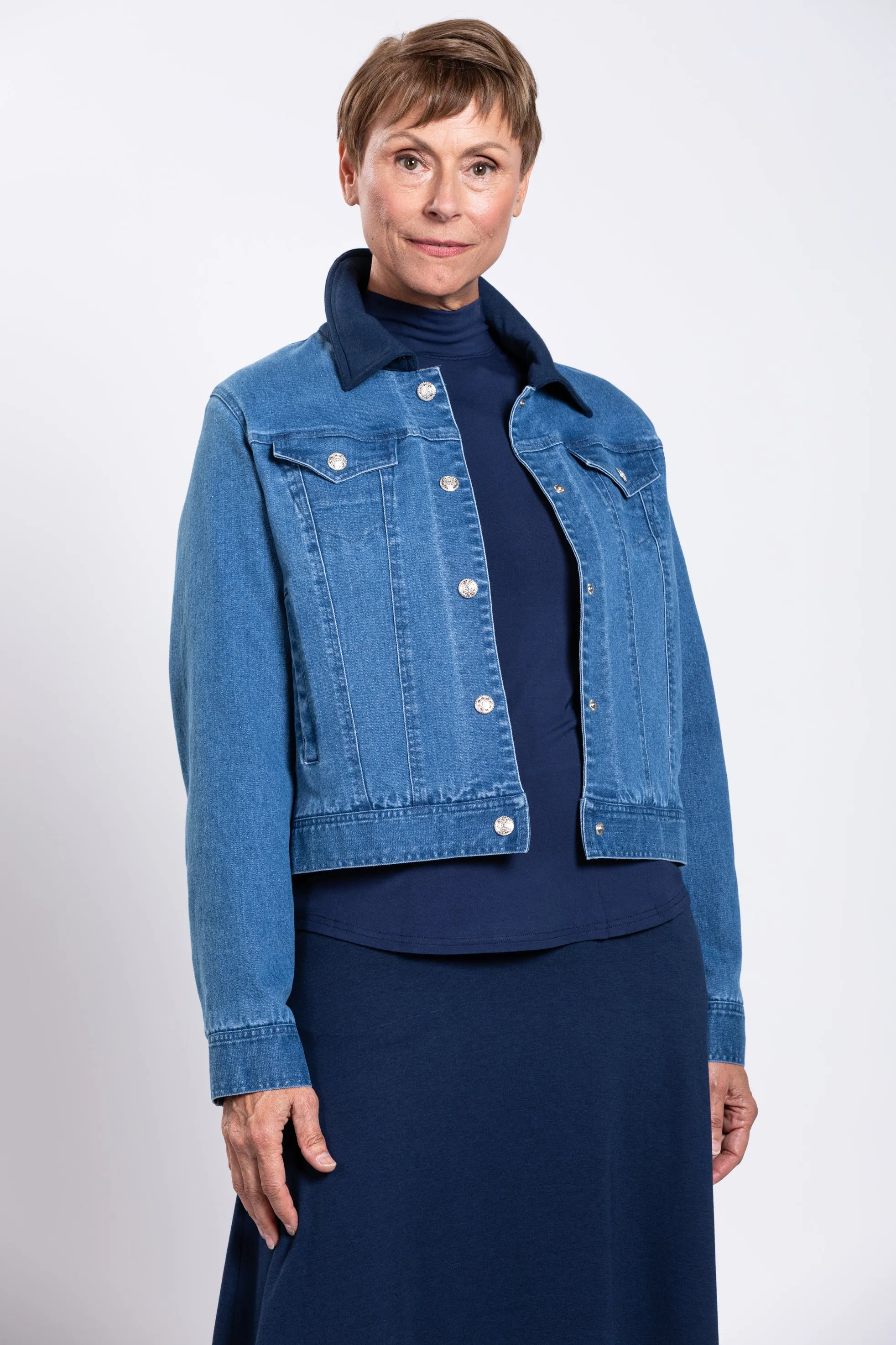 Gerry Jacket, Denim, Tencel Bamboo sold by Blue Sky product image thumbnail 2