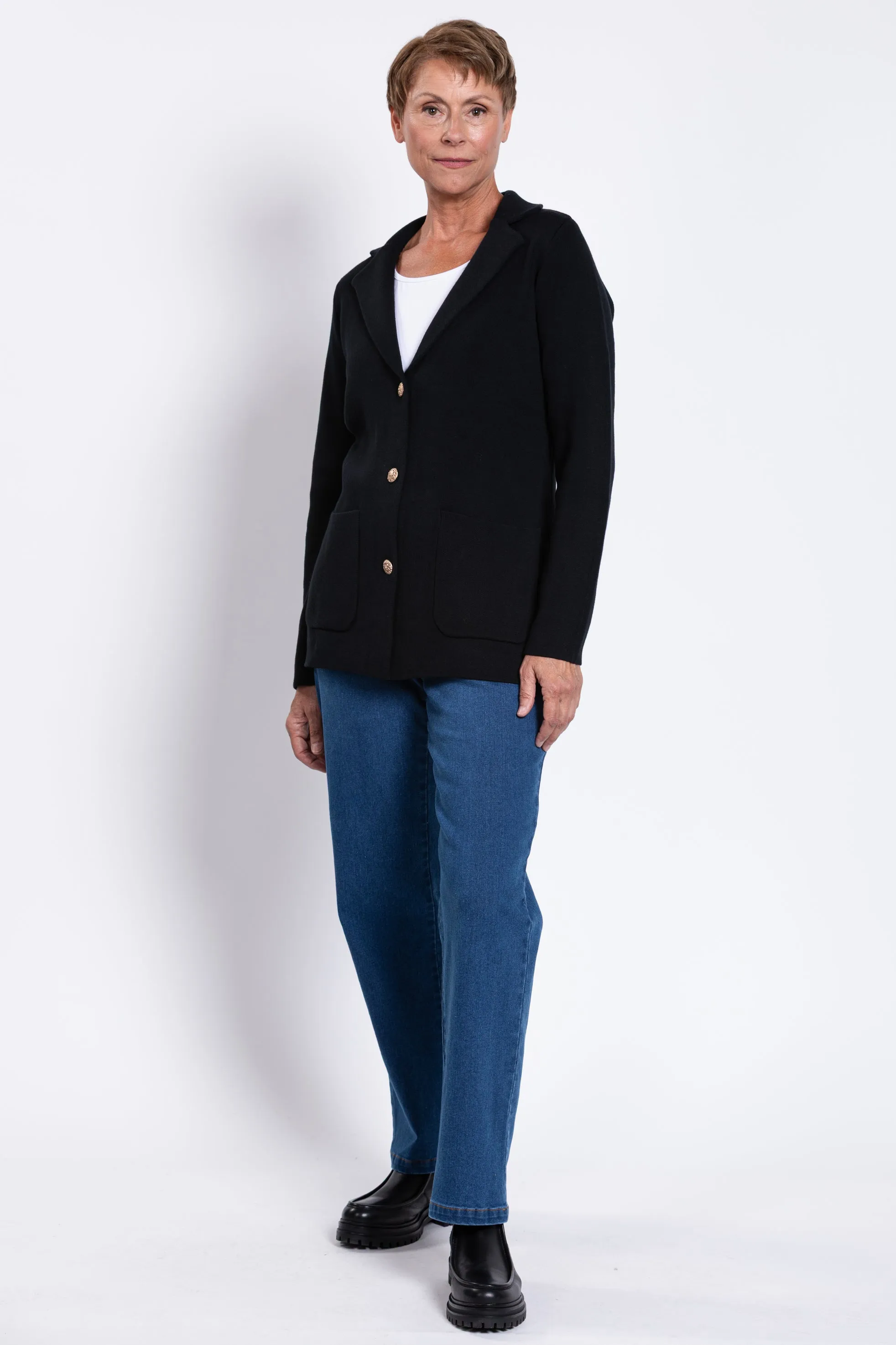 Margaret Jacket, Black, Cotton - Final Sale sold by Blue Sky product image thumbnail 5