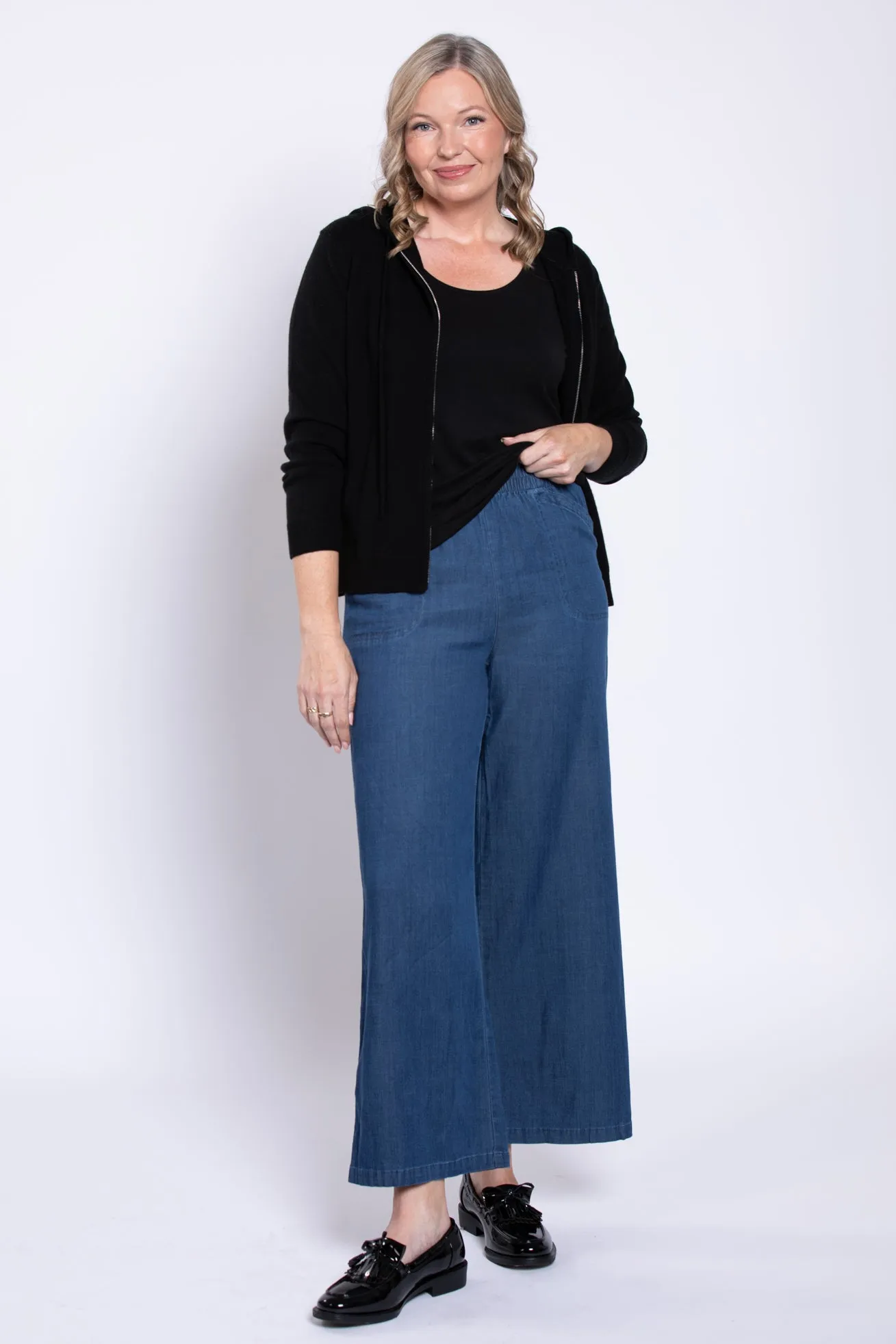 Parker Pant, Lightweight Tencel Denim sold by Blue Sky