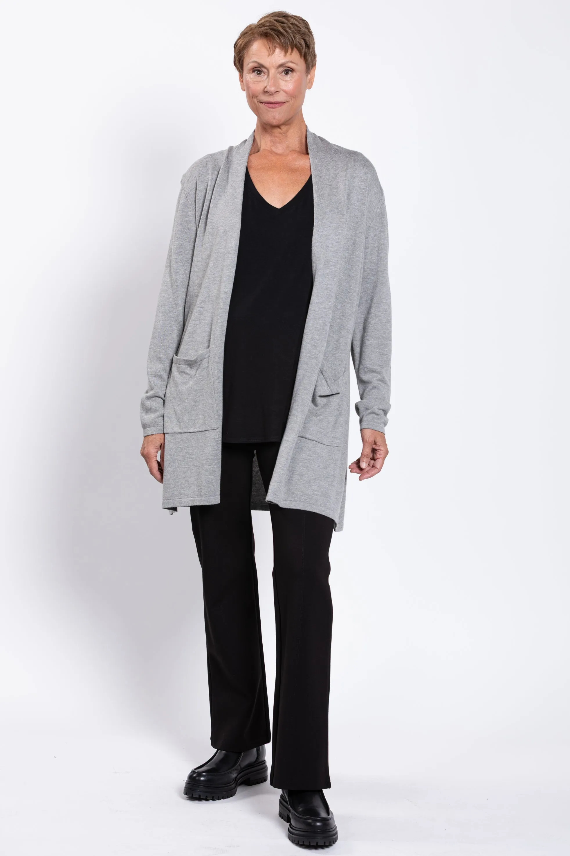 Paige Sweater, Lite Grey sold by Blue Sky product image thumbnail 3