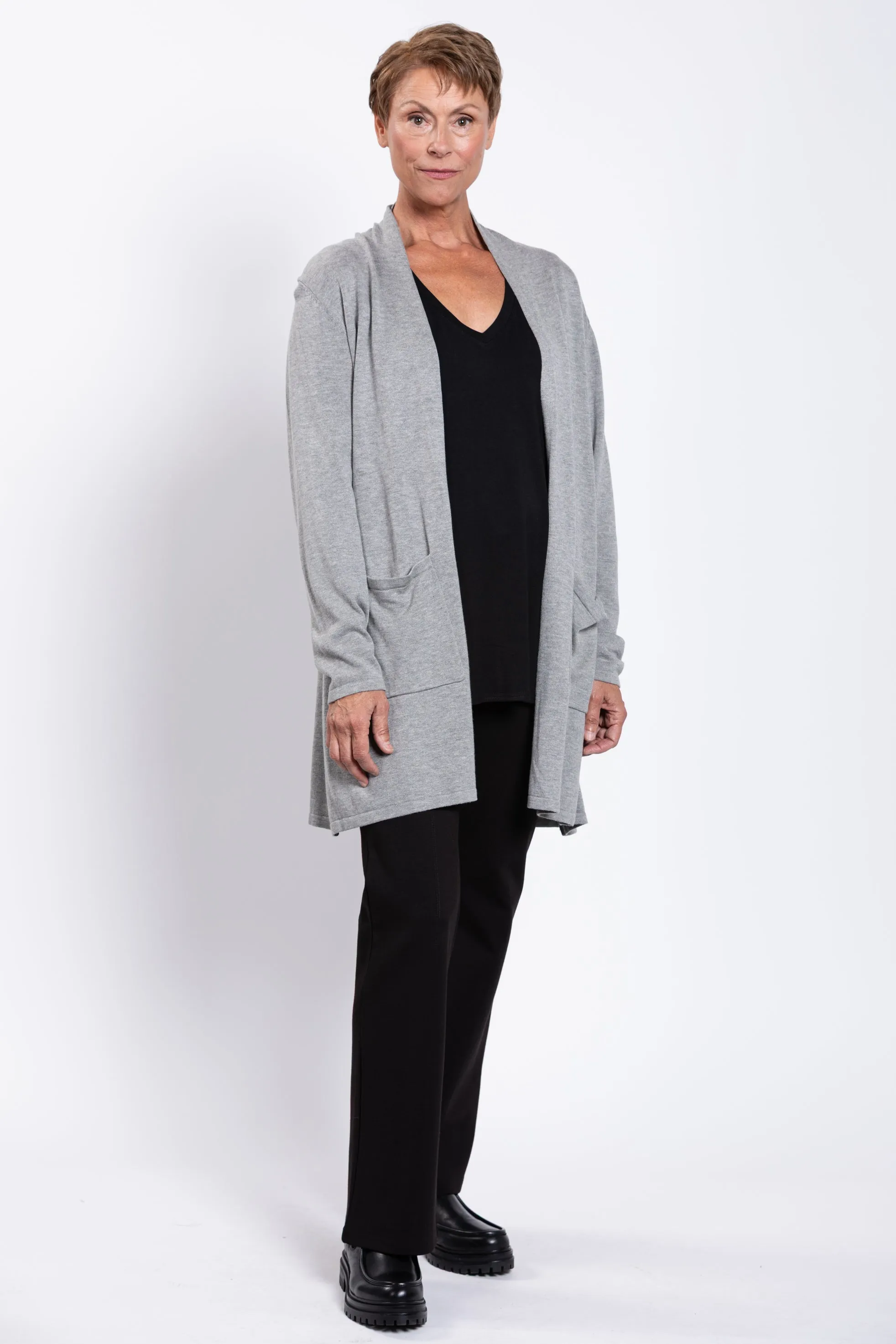 Paige Sweater, Lite Grey sold by Blue Sky product image thumbnail 4