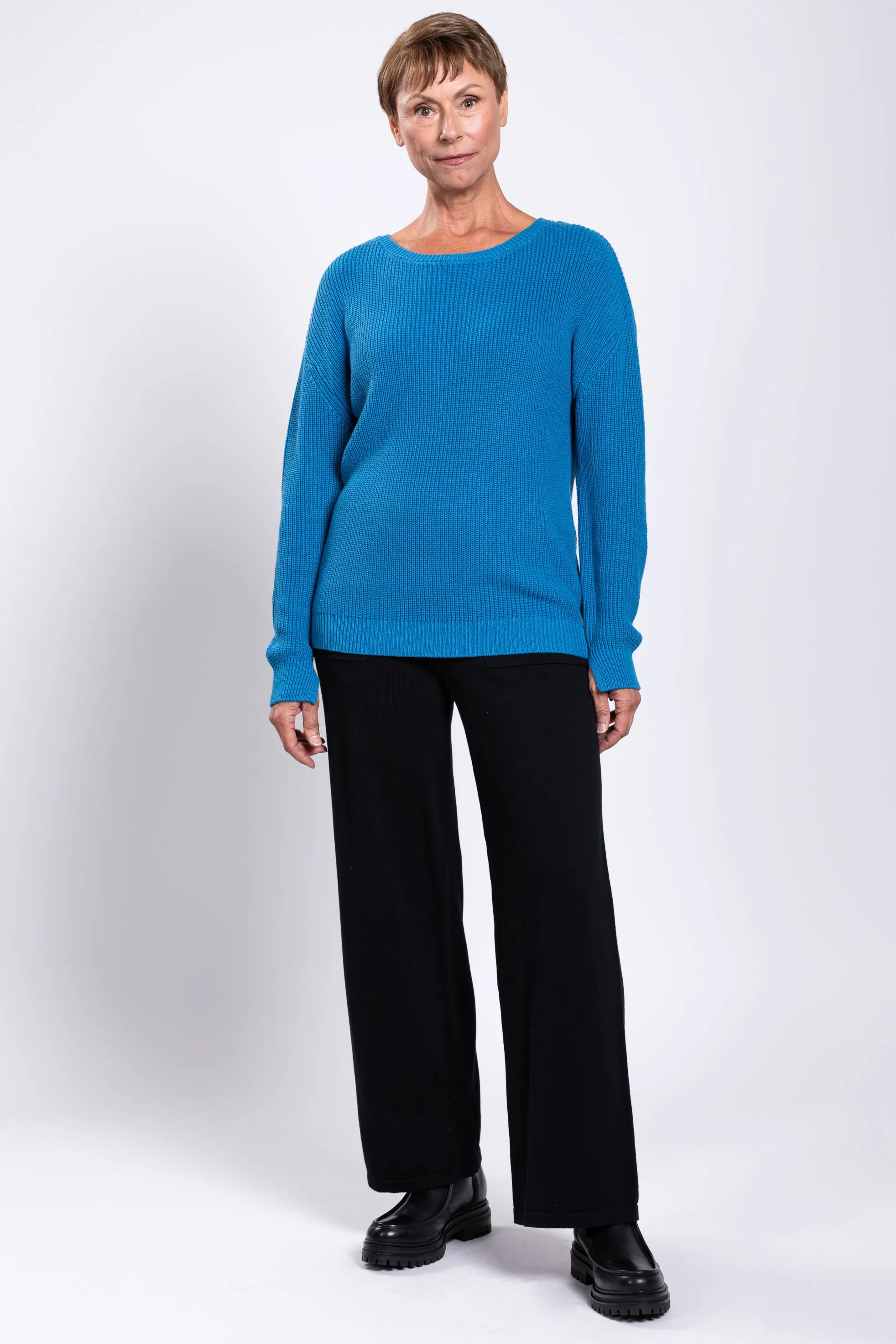 Mission Sweater, Blue, Cotton sold by Blue Sky product image thumbnail 5