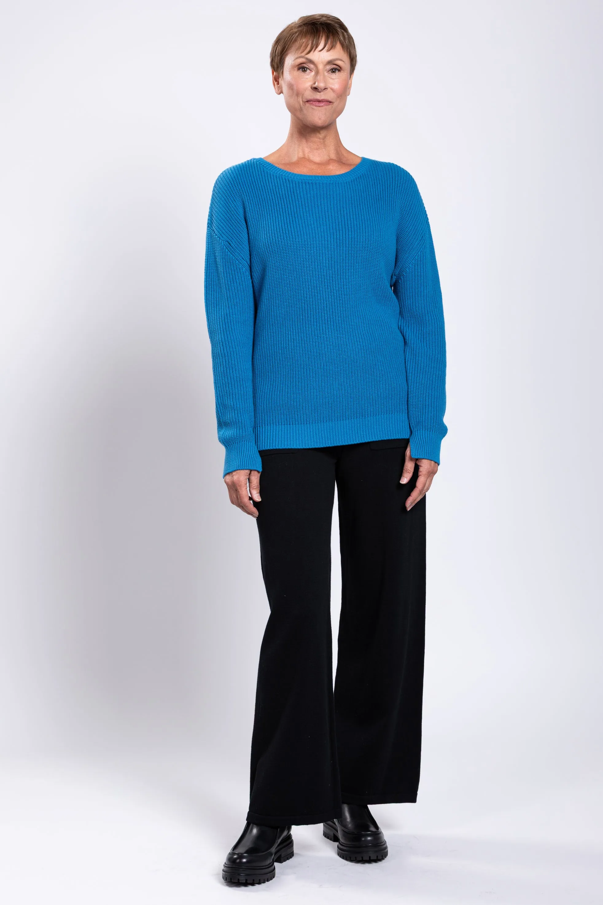 Mission Sweater, Blue, Cotton sold by Blue Sky product image thumbnail 4