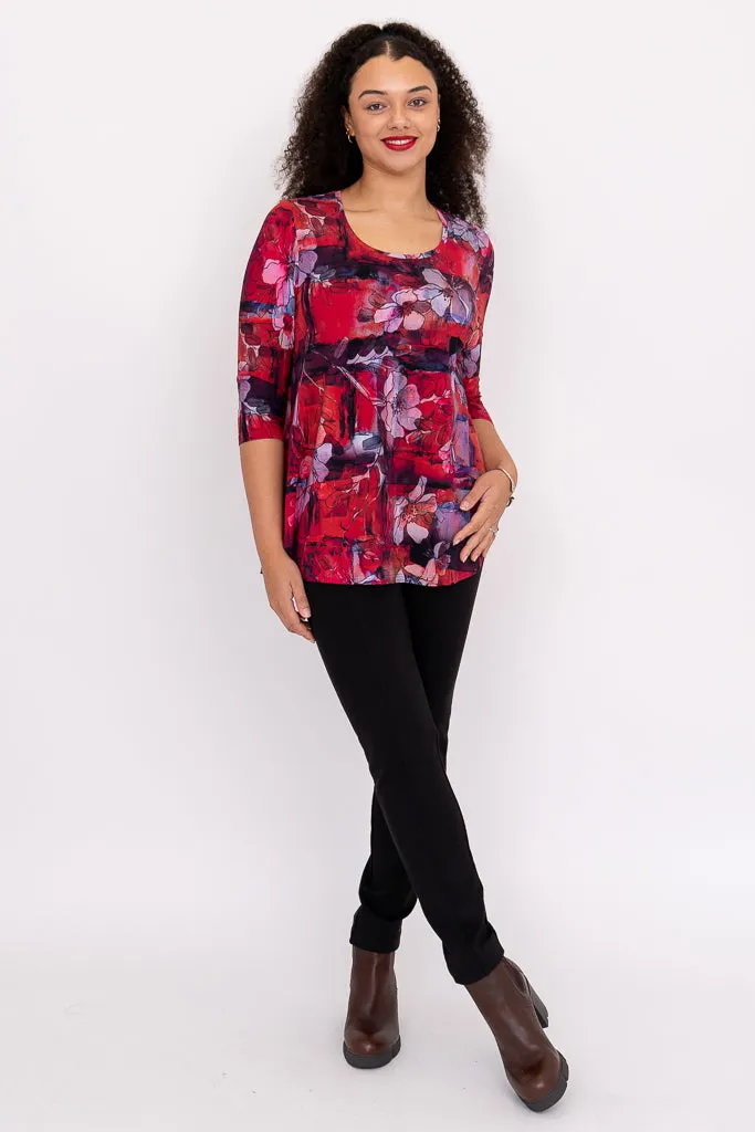 Jazz 3/4 Top, Lipstick Thoughts, Bamboo sold by Blue Sky product image thumbnail 2